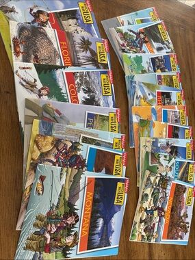 HIGHLIGHTS WHICH WAY DO I GO USA STATES COLLECTION - 17 magazines plus USA map-